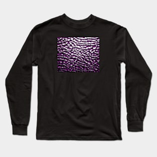 Asexual Pride Dry Cracked Texture Long Sleeve T-Shirt